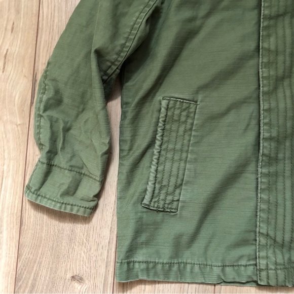 Boys (Toddler) Zara Baby Disney Baby Mickey cotton Green hooded jacket size 3-4 - Picture 2 of 13